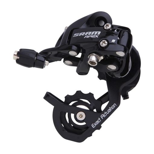 SRAM Apex WiFli Rear Derailleur - 10 Speed - Medium Cage - Black