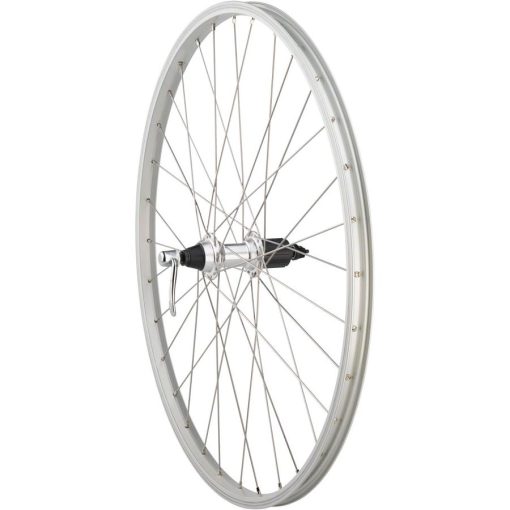 Quality Wheels VALUE SINGLE WALL SERIES 700C Rear Wheel QR-135 Silver