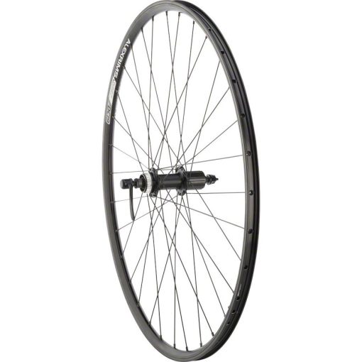 Quality Wheels VALUE DOUBLE WALL SERIES 700C Rear Wheel QR-135 CENTERLOCK Black