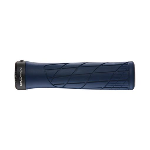 Ergon GA2 Lock On Single Bolt Grips Nightride Blue