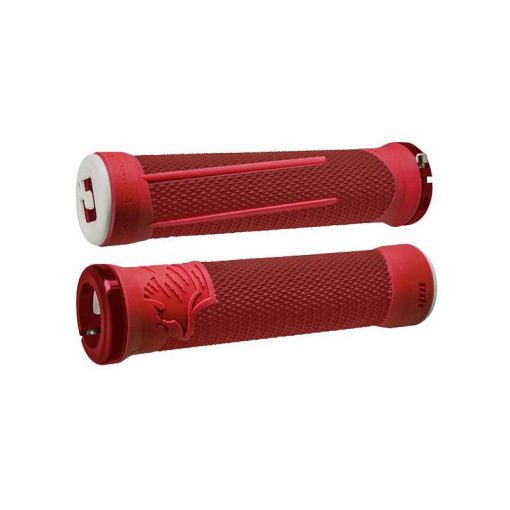 ODI AG2 Lock On Single Bolt Grips Red/Fire