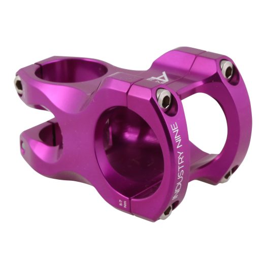 Industry Nine A35 Stem 50mm 35 Clamp +/-8-Degree Aluminum Purple