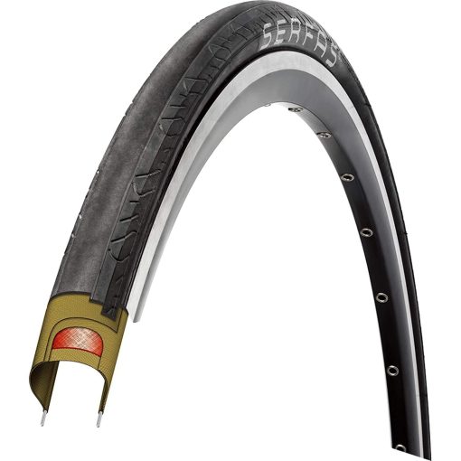 Serfas SECA Tire 700C X 23 Clincher Rigid Gray