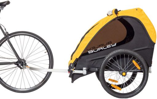 BURLEY Bee Child Trailer - Double, Yellow - Image 3