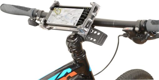 DELTA Hefty Holder Plus Smartphone Bike Mount - Clear Gray - Image 3