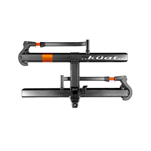 Sherpa 2.0 -  1.25" - 2-Bike Rack - Gray Metallic and Orange Anodize