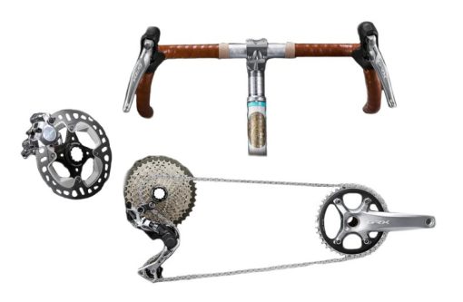 SHIMANO GRX 810 Limited Edition 1 x 11-Speed Kit - Polished Silver - 172.5mm