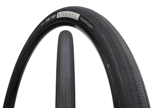 TERAVAIL Rampart Tire - 700 x 38 - Light and Supple - Fast Compound - Tan