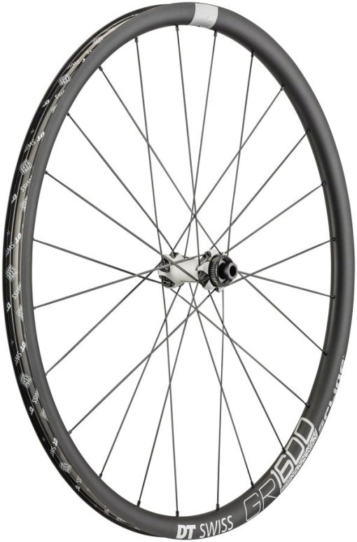 DT Swiss GR 1600 Front Wheel - 700, 12/QR x 100mm, Center-Lock/6-Bolt, Black - Closeout