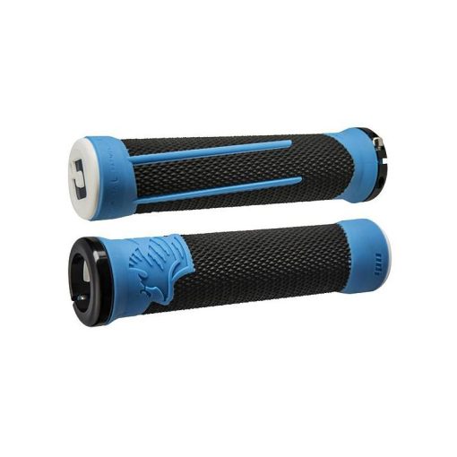 ODI AG2 Lock On Single Bolt Grips Black/Blue