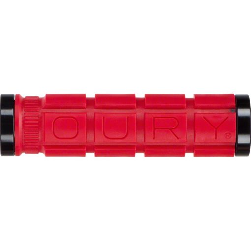 Lizard Skins OURY Lock On Double Bolt Grips Red