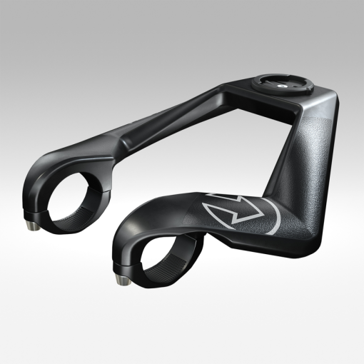 SHIMANO PRO Compact Carbon Clip-On Aero Bars - 31.8mm w/Computer Mount