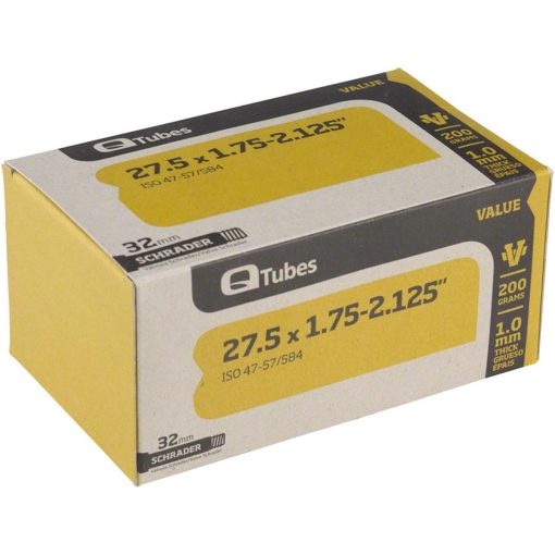 Quality Wheels Inner Tube 27.5 X 1.75-2.125 35mm Schrader Valve