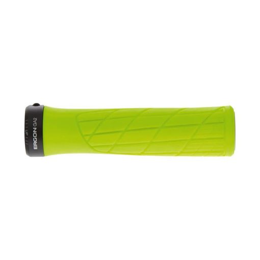 Ergon GA2 Lock On Single Bolt Grips Laser Lemon