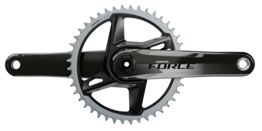 Sram FORCE 1 AXS Wide DUB Crankset 8-Bolt Direct Mount 40T 172.5mm Gloss Natural Carbon